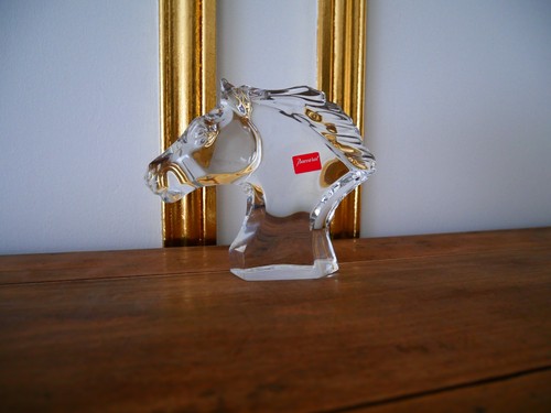 Baccarat crystal horse - baccarat,