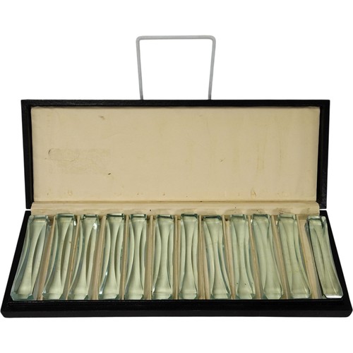 Baccarat glass cutlery rests - baccarat,
