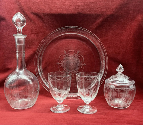 Baccarat bedside decanter - baccarat,