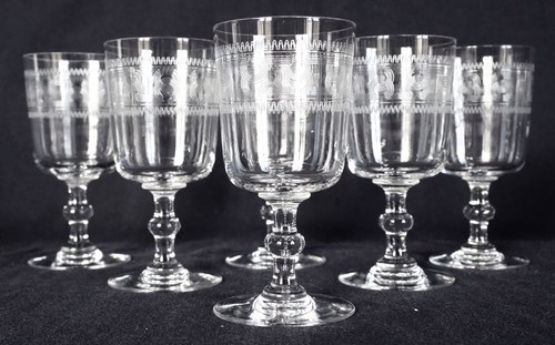 Water glasses baccarat - water,