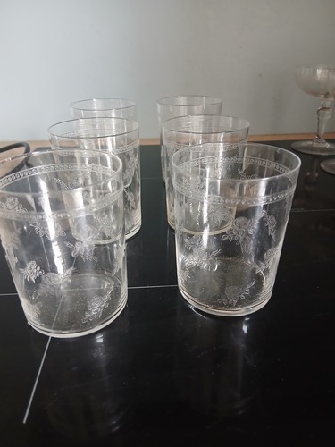 Antique engraved baccarat - 6,