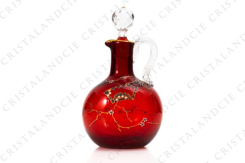 Japanese red liquor carafe - red,